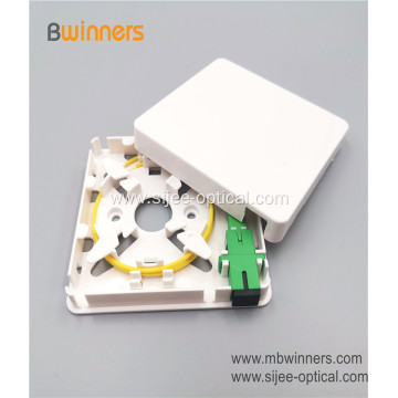 Wall Socket 1 Port SC Mini Fiber Termination Box